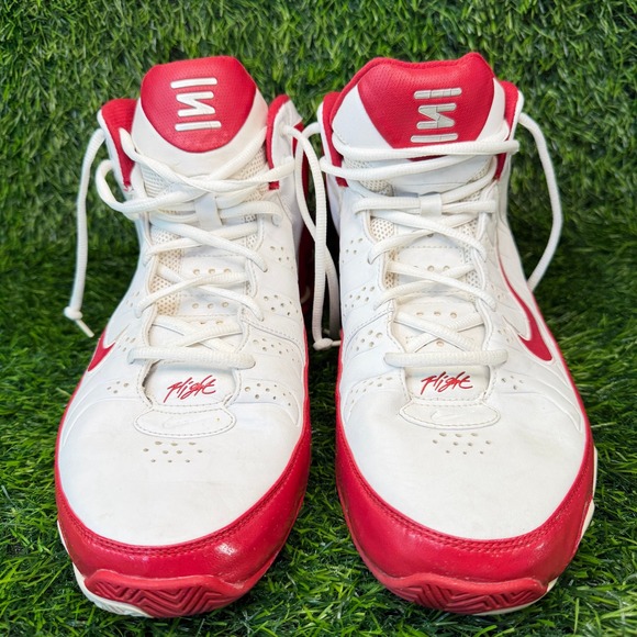 Nike Other - Nike Shox Elevate White Varsity Red Basketball Shoes Mens 15 Flight Vintage 2005
